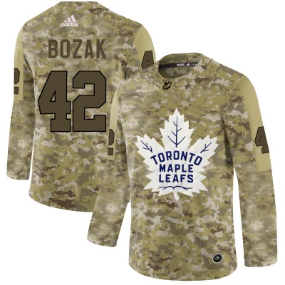 Adidas Toronto Maple Leafs #42 Tyler Bozak Camo Authentic Stitched NHL Jersey